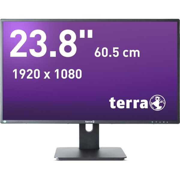 TERRA Lcd/Led 2456W Pv V4 Schwarz Usb-C, Dp, Hdmi Greenline Plus